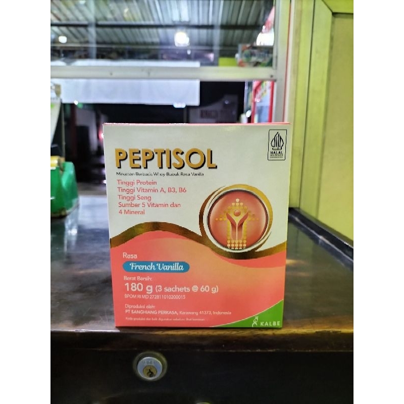

SUSU PEPTISOL Isi 180gr - Susu Diet Khusus Nutrisi Untuk Pemulihan Pasca Sakit - French Vanilla