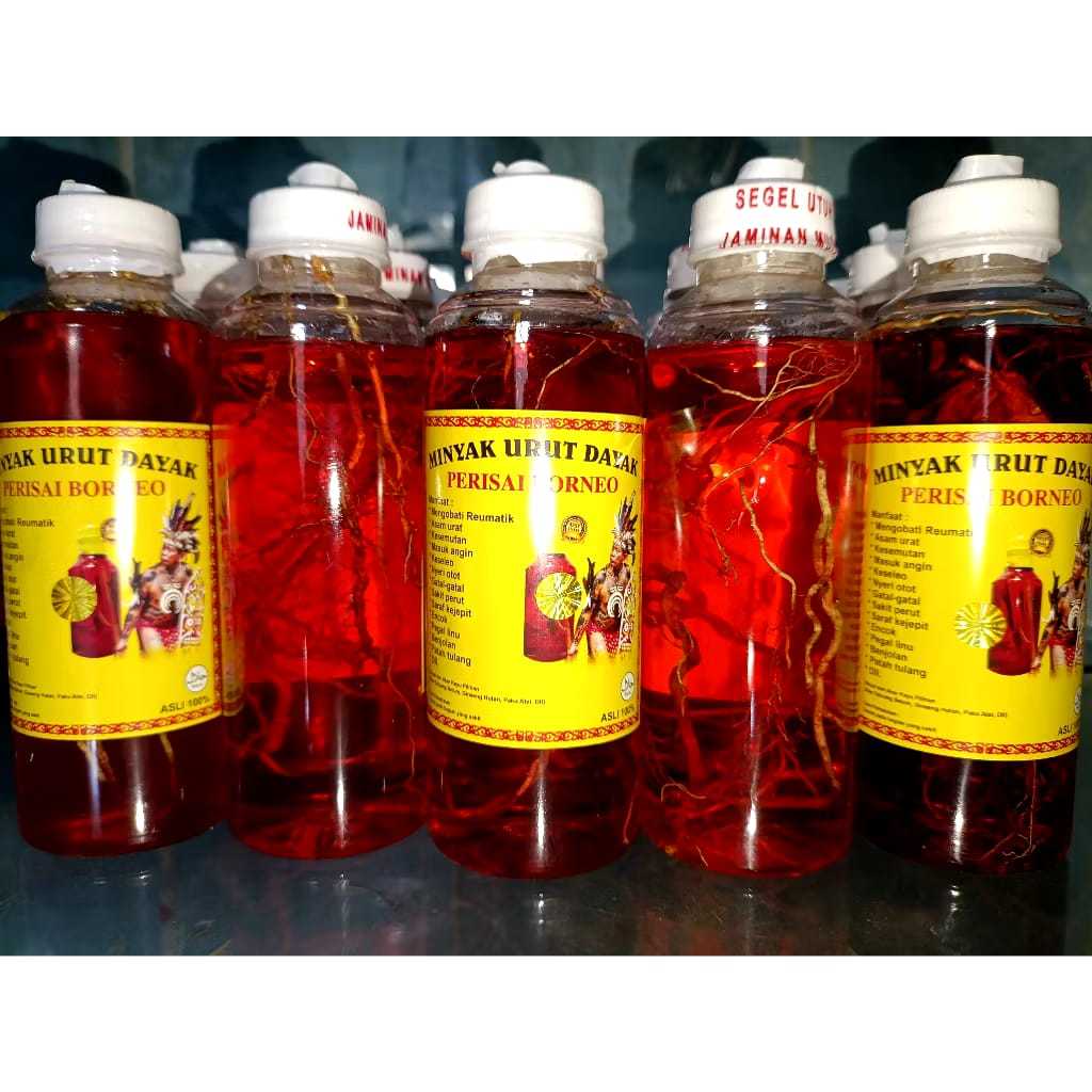 minyak urut dayak asli Kalimantan Borneo berat 250 ML/minyak dayak/minyak dayak ibu Ida ori/minyak d