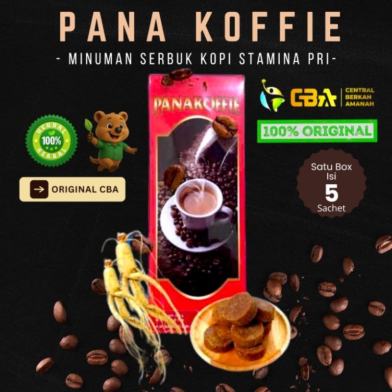 

PANA KOFFIE 1 BOX ISI 5 SACHET KOPI KESEHATAN ORIGINAL