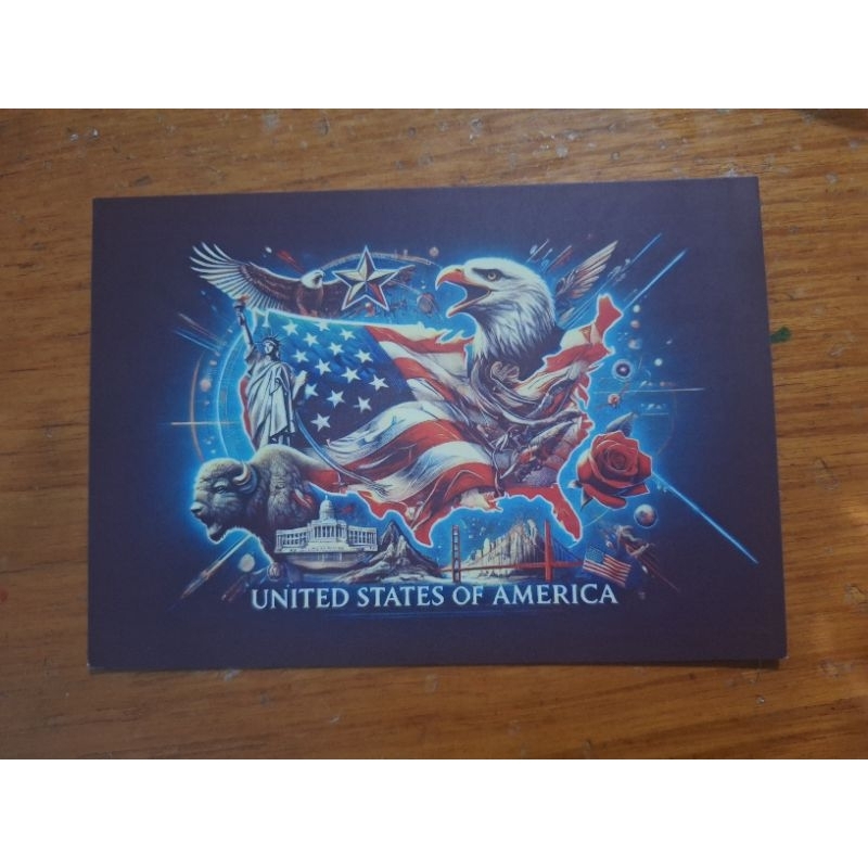 kartu pos fantasy art Usa Postcard