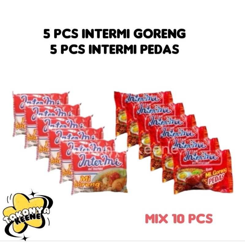 

[ PAKET HEMAT ] 5 PCS INTERMIE GORENG + 5 PCS INTERMIE PEDAS