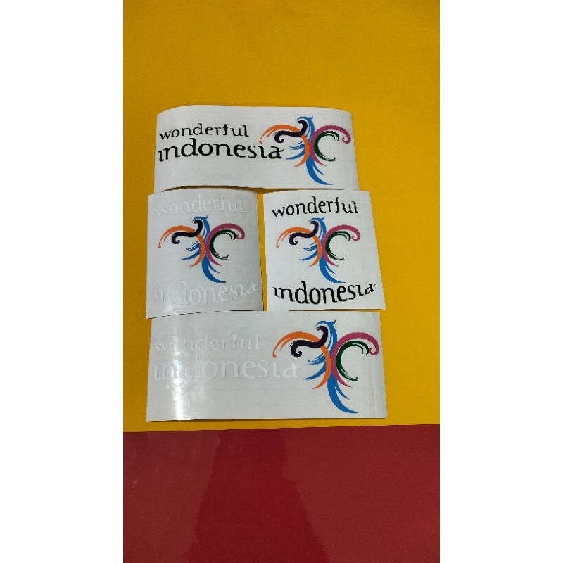 stiker cutting wonderful Indonesia