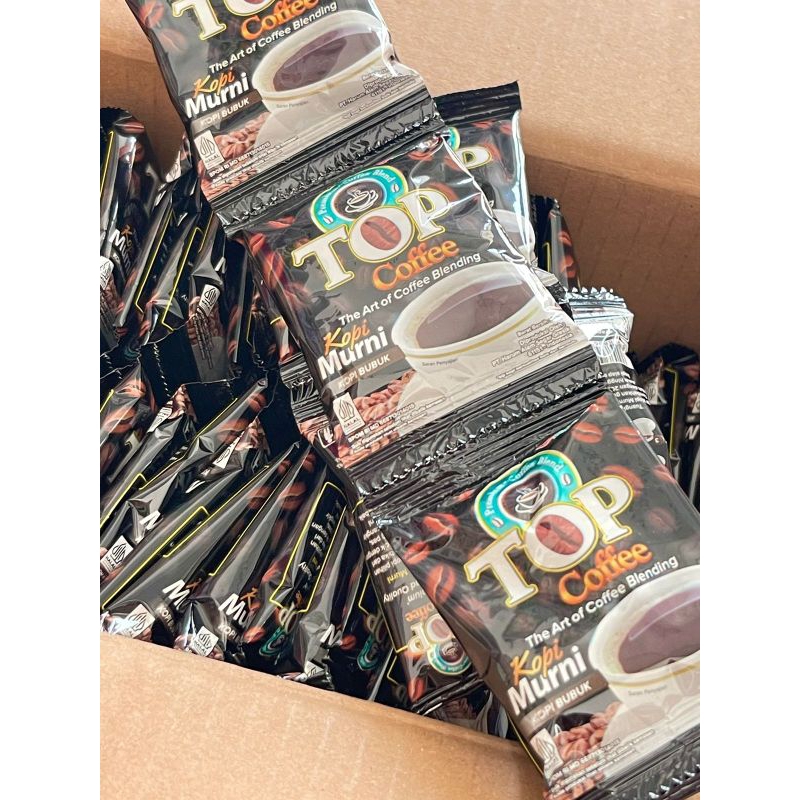 

3 RENTENG 30 PCS TOP COFFEE KOPI MURNI - 6GRAM -KOPI BUBUK