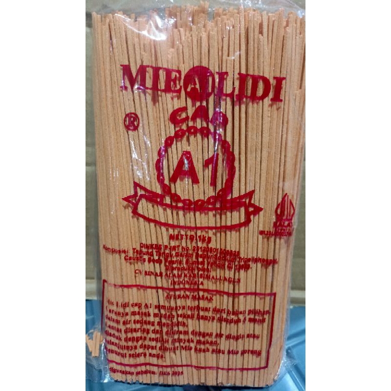 

mie lidi Cap A1 kuning/mie gomak