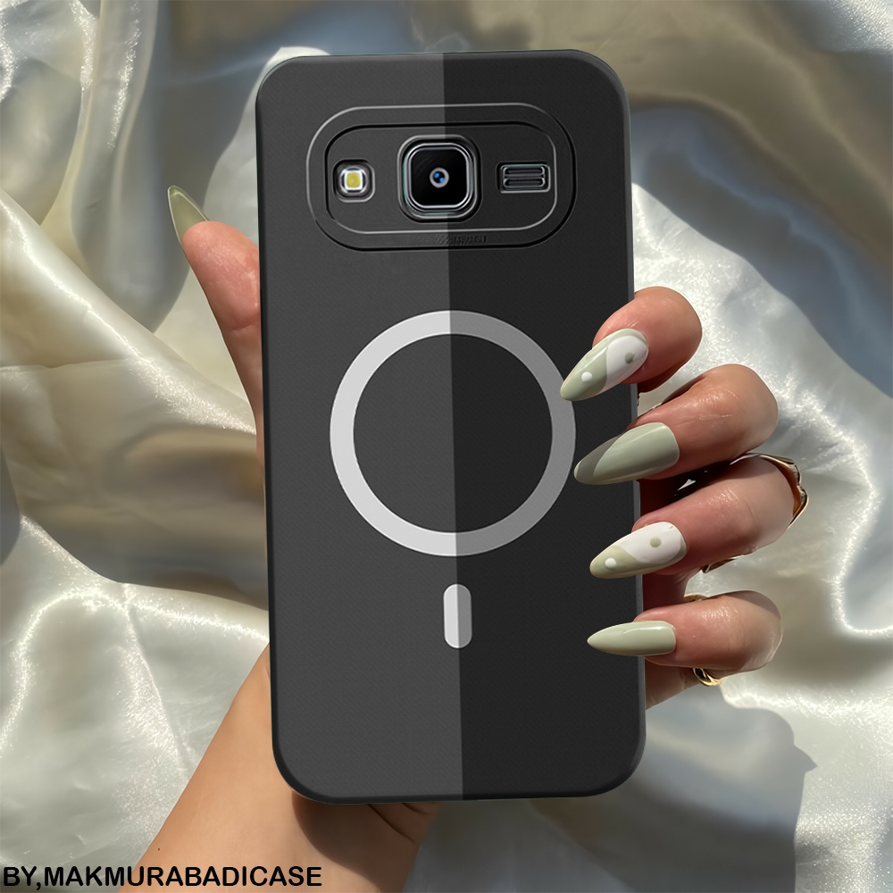 Case J7 2015 - Samsung J7 Core - Samsung J7 Duos - Softcase Handphone Samsung Motif Magsafe
