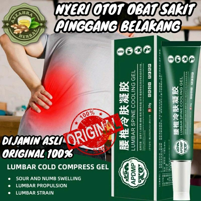 Salep nyeri lumbar 100% original ampuh BPOM/Salep ori lumbar cold compres gel