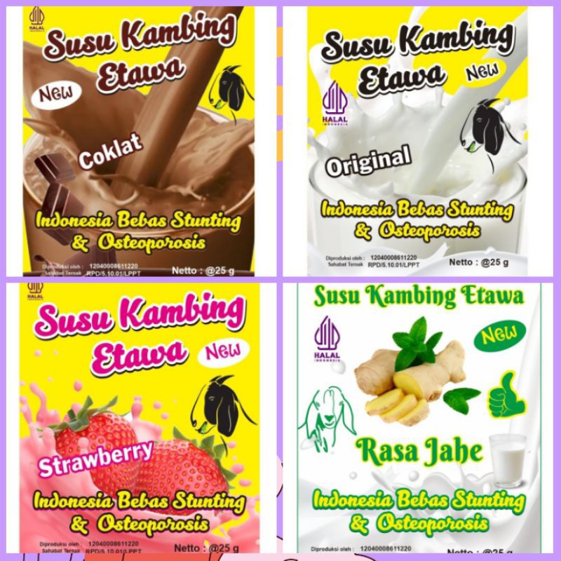 

Susu Kambing Etawa Varian Rasa