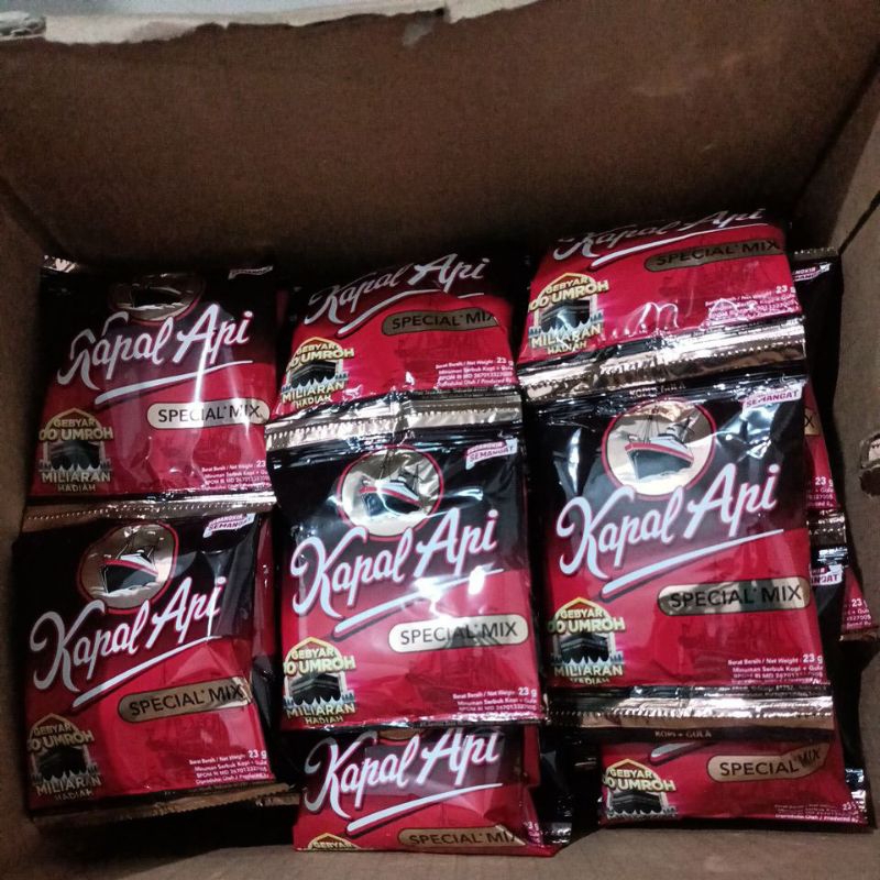 

Kopi Kapal Api Special Mix Renceng (isi 10 Sachet) 23gram Sembako
