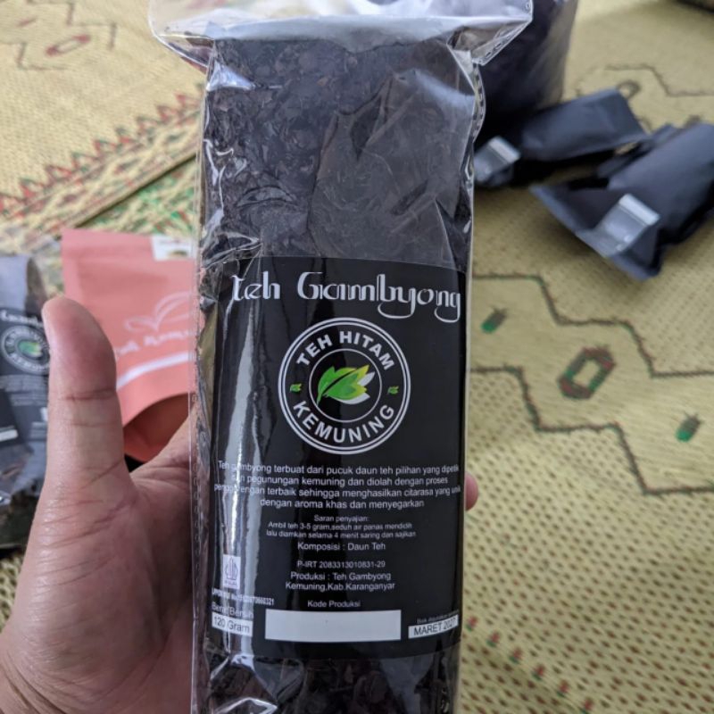 

120 Gram Teh Gambyong Teh Hitam Original Ukuran Kecil
