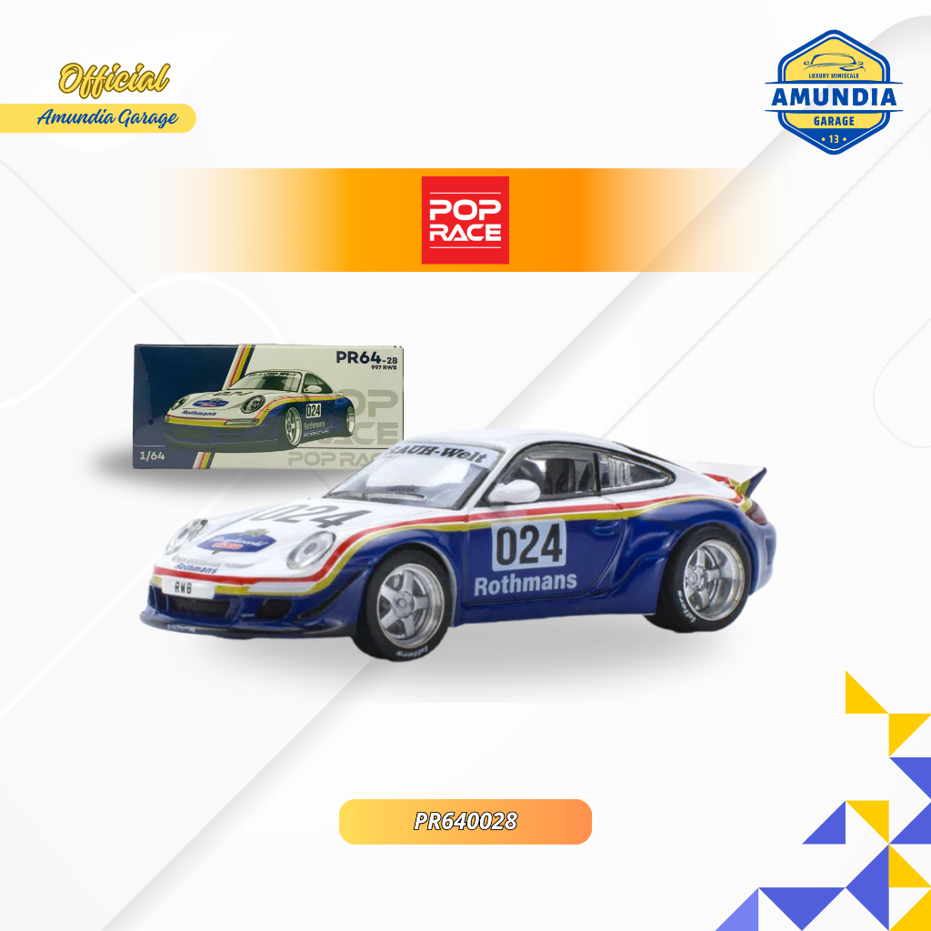 Pop Race Porsche 911 (997) RWB Rothmans