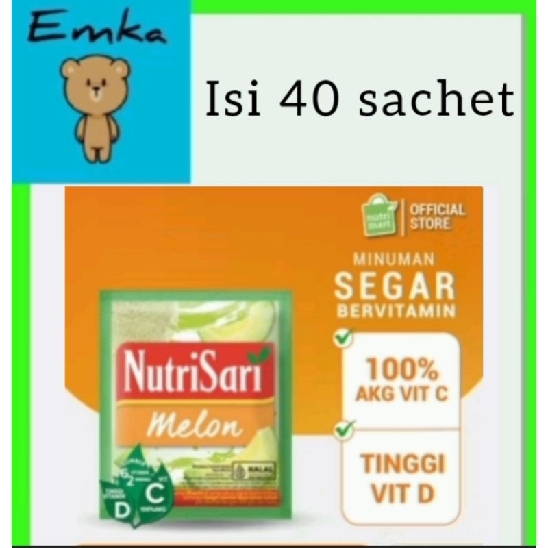 

nutrisari melon isi 40 sachet