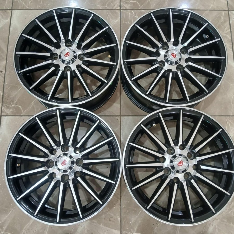 Velg Racing Bekas R14 Vossen Pcd 4x100 4x114,3 Ring 14 Buat Avanza Xenia Sigra Calya Brio Agya Ayla 