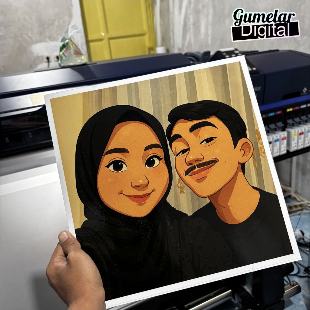FOTO CUSTOM KARTUN CETAK FOTO CUSTOM KARTUN MDF