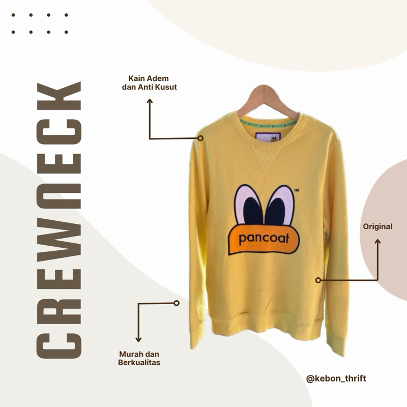 Crewneck Cn Pancoat mata ORIGINAL