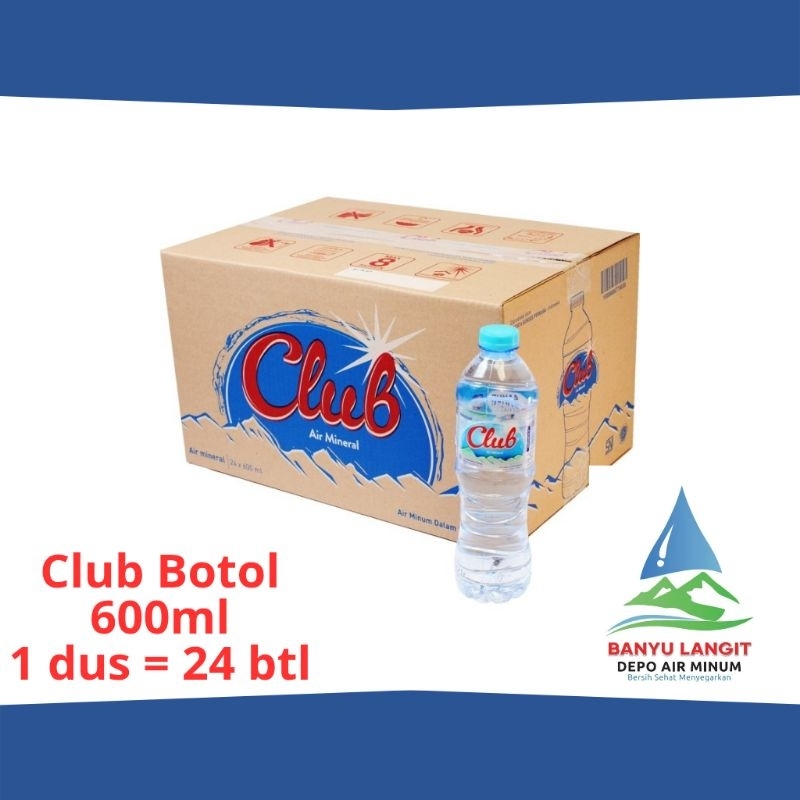 Club Botol 600ml (1 dus = 24 botol)