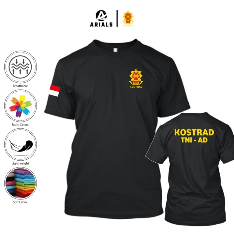 Arials Kaos Baju Kostrad TNI AD