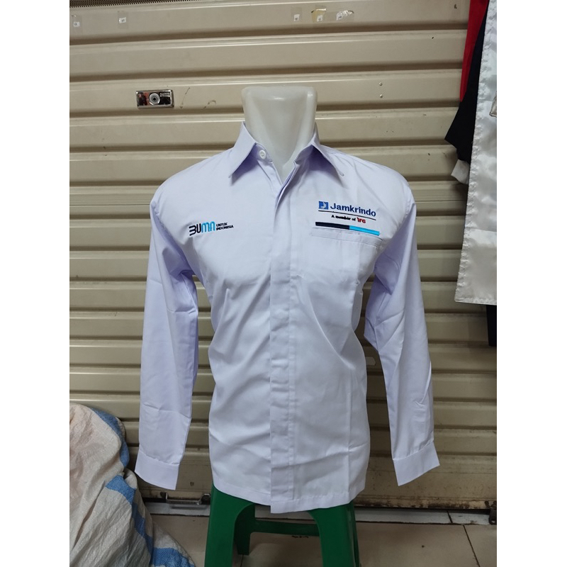 KEMEJA JAMKRINDO BORDIR (BISA CUSTOM LOGO)