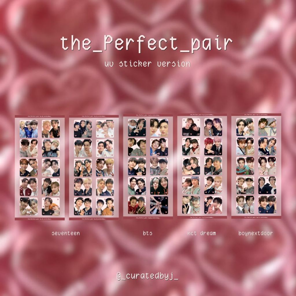 

the_Perfect_pair - UV sticker sheet