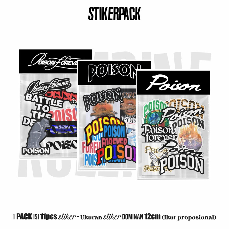 

Stikerpack Brand / Poison Forever