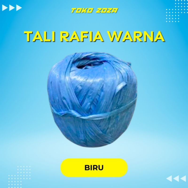 

Tali rafia warna warni MREK Sanca isi 15 roll