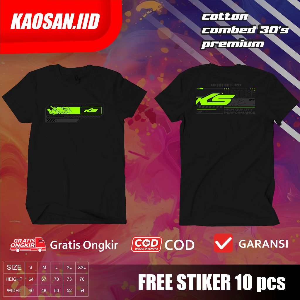 KAOS K5 MAXIMAL LENGAN PENDEK DEWASA K5MAXIMAL AUDIO