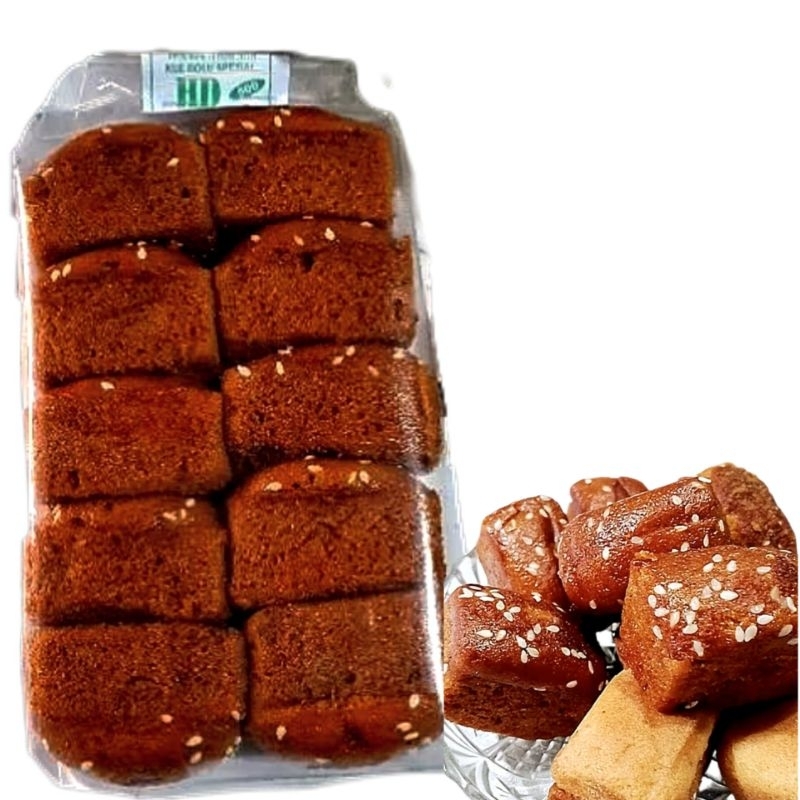 

Kue Bolu Gambang Wijen Isi 10 Pcs Lembut Manis Camilan Instan