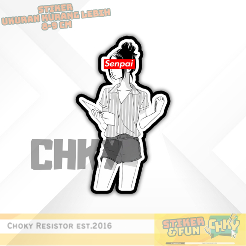 

Stiker Sticker Vinyl Laminasi Glosy CUTE JAPANESE GIRL SENPAI Vol 7