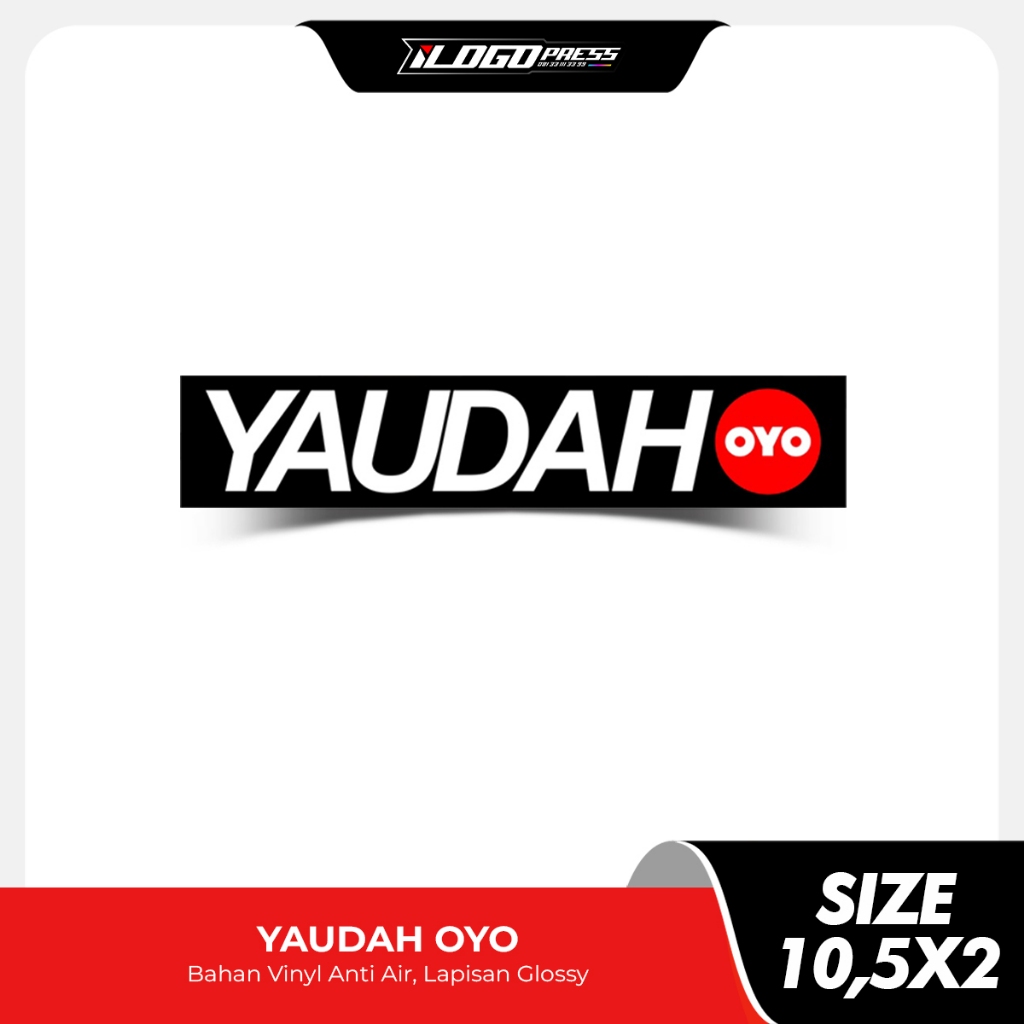 

YAUDAH OYO - Sticker Viral Bahan Vinyl Premium Anti Air Glossy