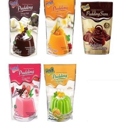 

Nutrijell pudding korean strawberry / coklat / mangga / melon