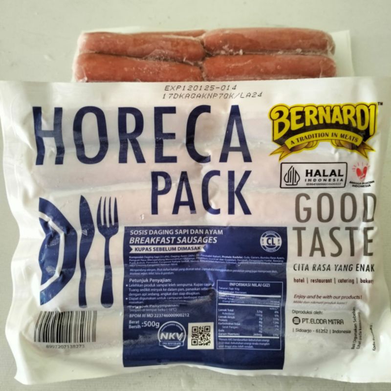 

SOSIS MERK HORECA PACK 500GRAM CL MURAH
