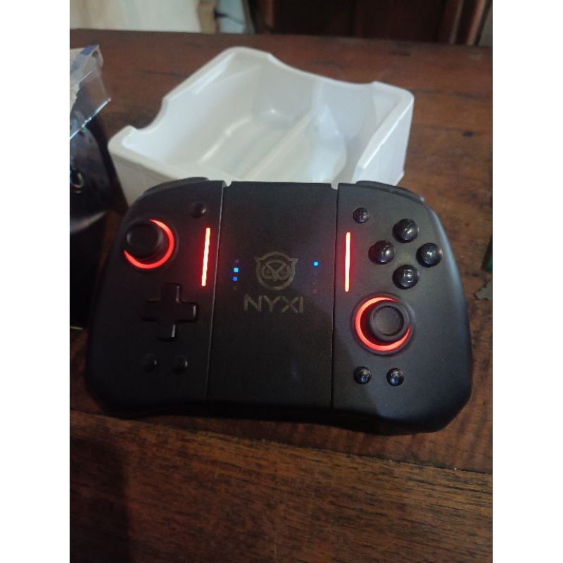 [Second] Joycon Nyxi Hyperion Original – Fullset Mulus + Buku Manual | Nintendo Switch