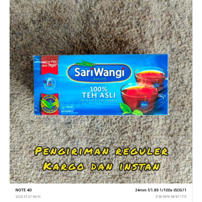 

SARIWANGI ~ 100% teh asli 25 kantong