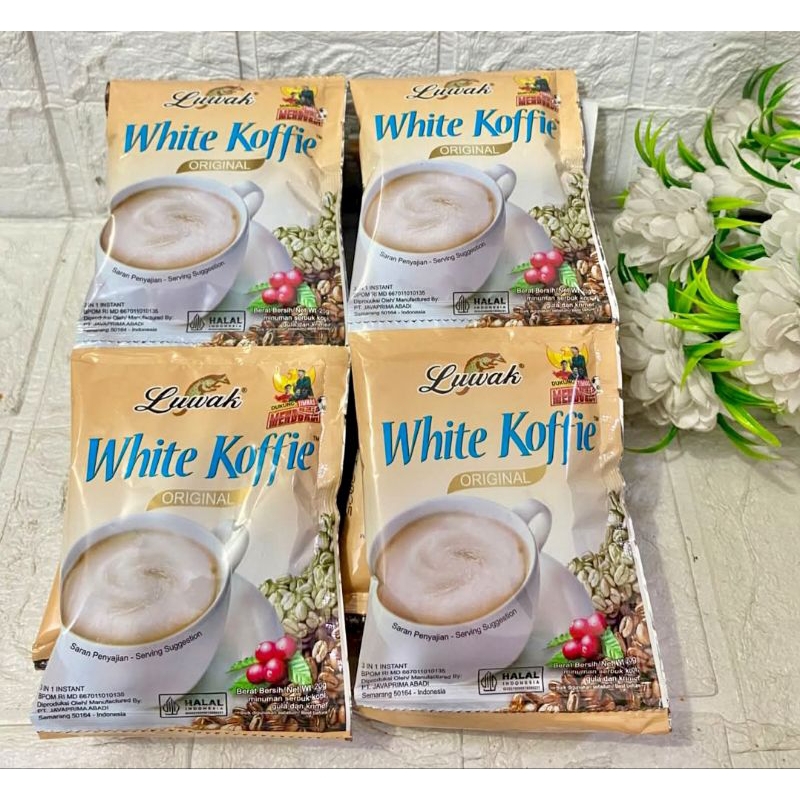 

[LIVE EXTRA] LUWAK WHITE Koffie Original - 1RENCENG ISI 10