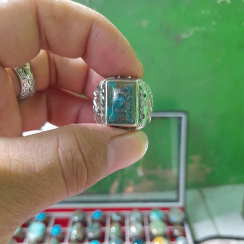 natural Batu pirus persia kotak