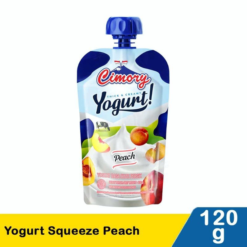 

Cimory Yoghurt Squeeze Peach 120Gr