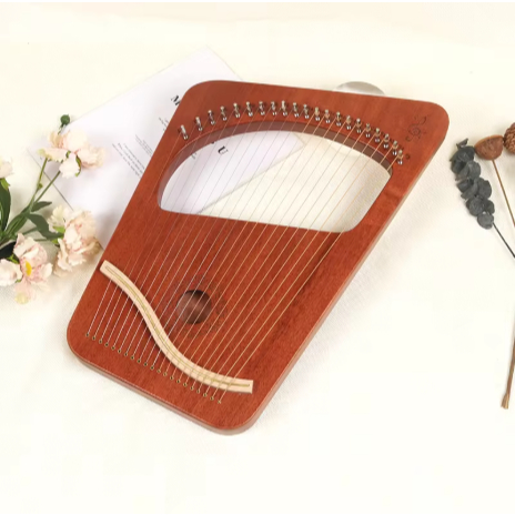 SOF Kecapi Harpa 21 Senar Kecapi Portabel Genggam Kecapi Harpa Piano Alat Musik Gesek Dengan Kunci P