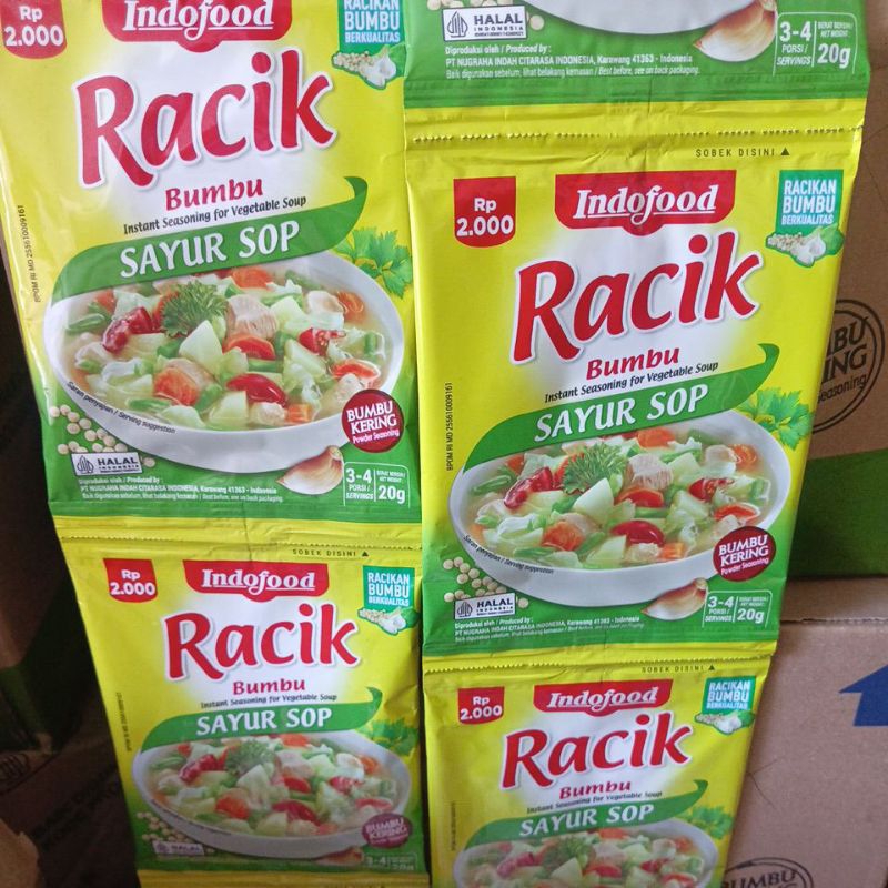 

Racik Bumbu Sayur Sop 20g Renteng