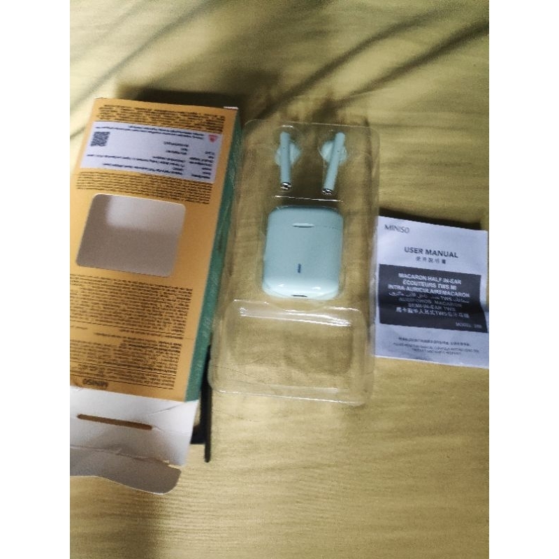 TWS miniso earphone macaron