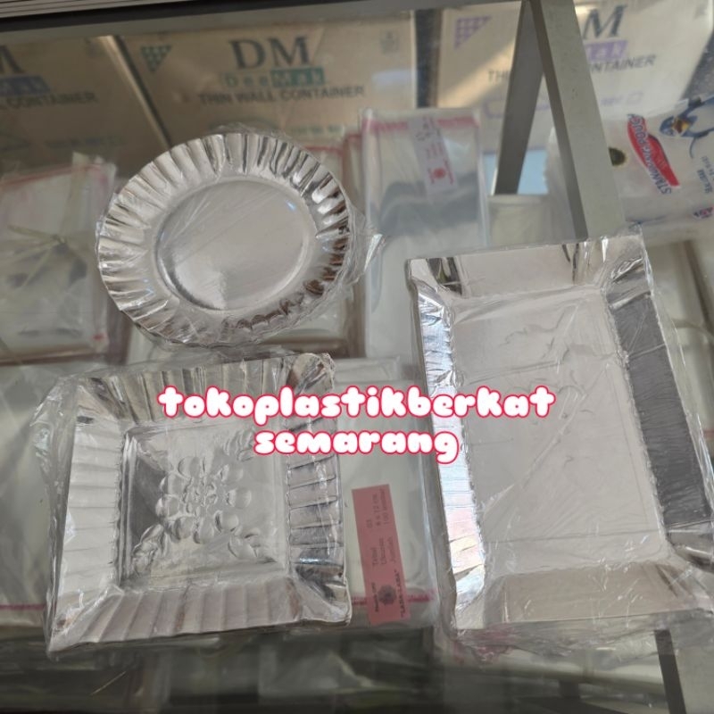 Piring kue Lepek kue kotak lepek bulat lepek panjang piring kertas kue