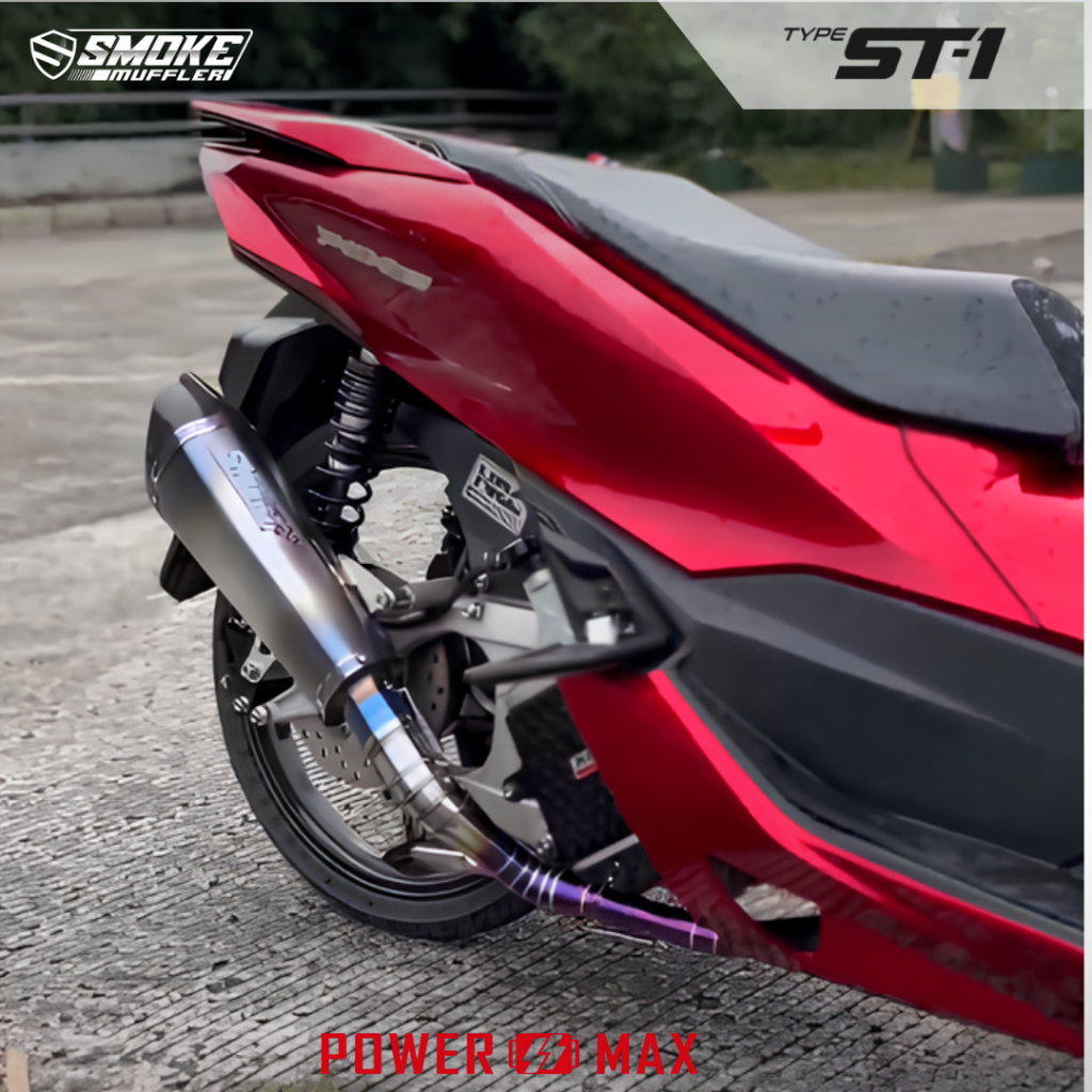 Knalpot honda pcx 150-honda pcx 160 original smokemuffler