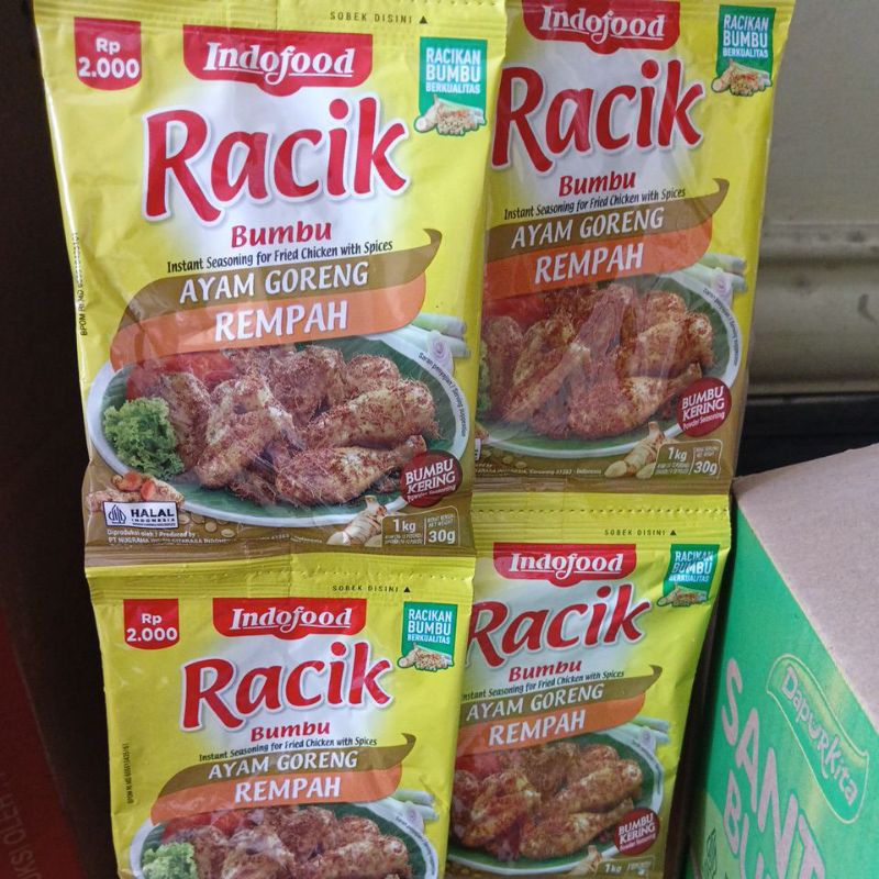 

Racik Bumbu Ayam Goreng Rempah 30g (Renteng)