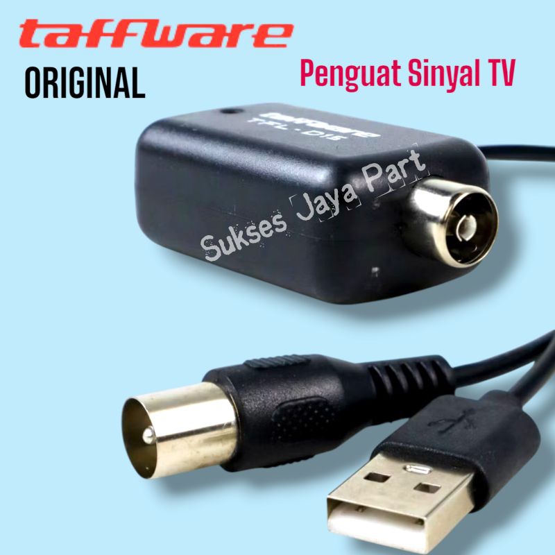 Penguat Sinyal TV Digital Booster TV Digital Taffware Asli
