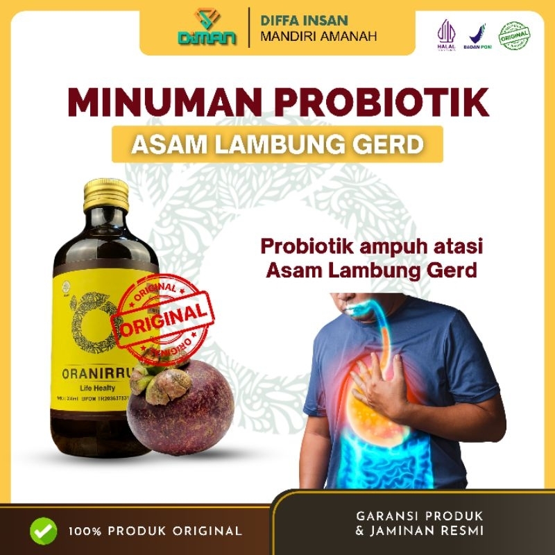 

Minuman jamu Probiotik Atasi (ASLAM GERD) Ampuh 100%Original Bpom