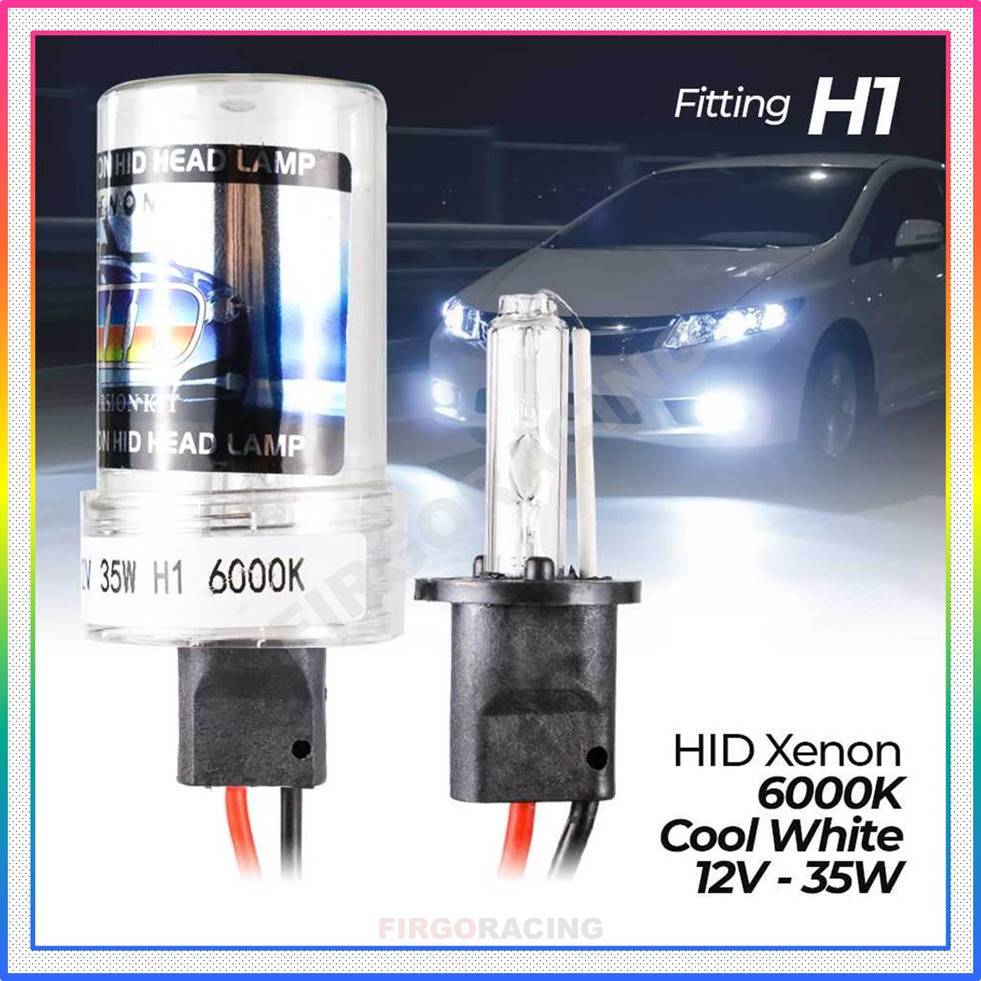 Lampu Mobil Hid  H1 Headlight HID Xenon 6000K 35W 1 PCS