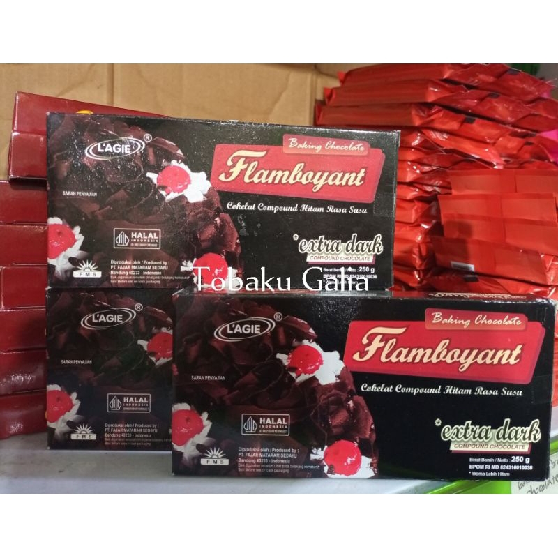 

COKELAT COMPOUND FLAMBOYAN EXTRA DARK 250GRAM/COLATTA DARK 250GRAM