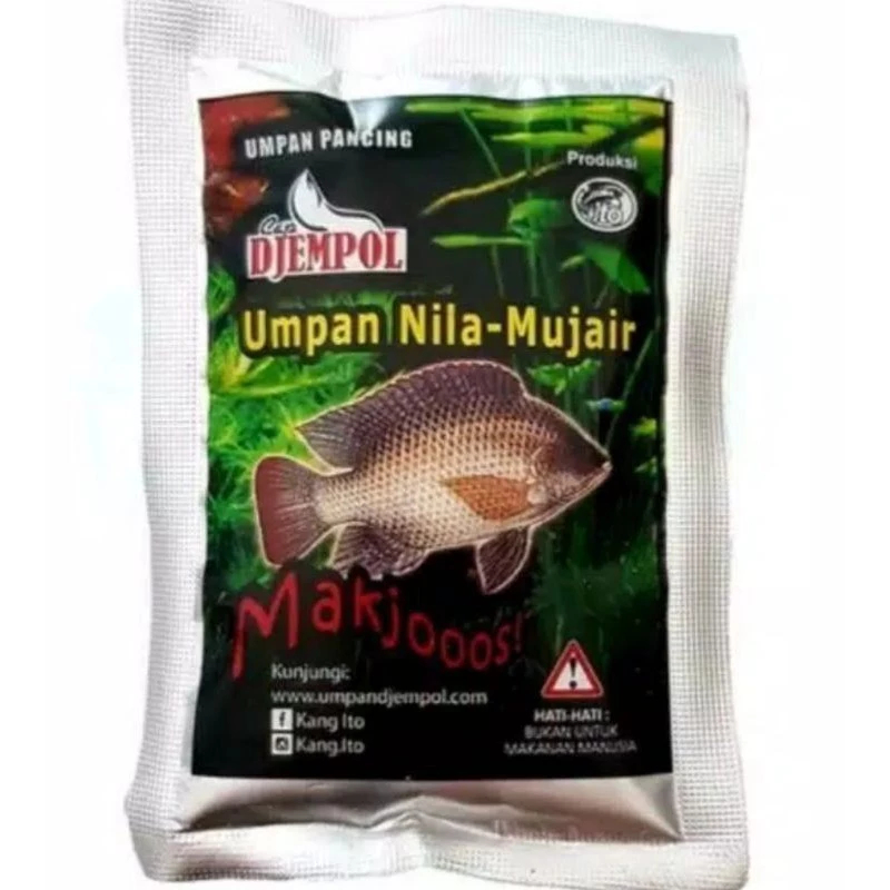 UMPAN PELET DJEMPOL MAKJOOS NILA-MUJAIR / UMPAN Ikan NILA MUJAIR UMPAN KOLAM WADUK SUNGAI