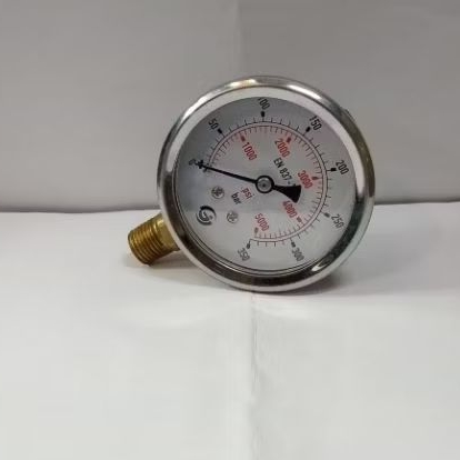 pressure gauge 350 bar 5000psi 1/4"