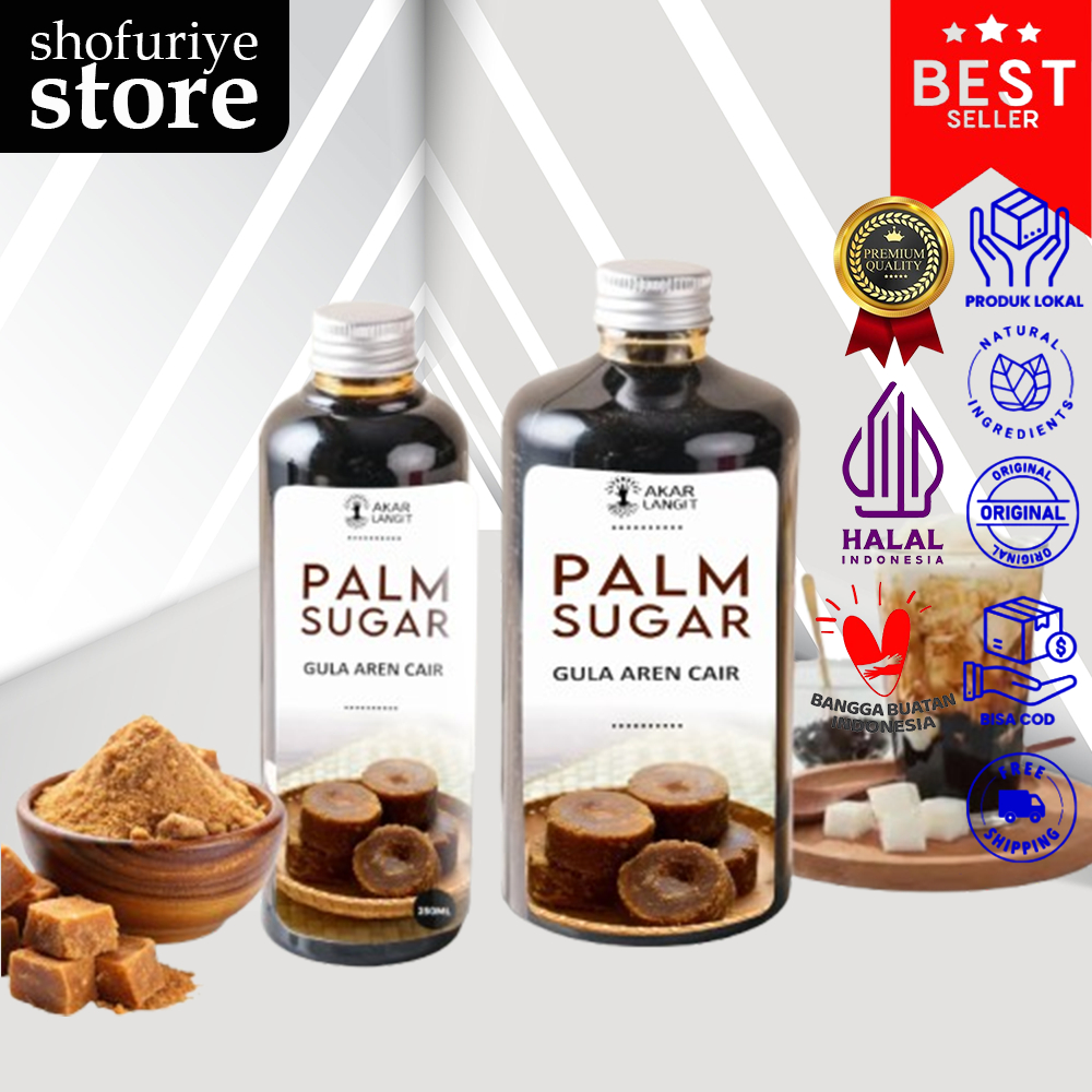 

Gula Aren Cair 250ML AKARLANGIT Organik Murni Premium Asli 100% / Syrup Liquid Palm Sugar Pure Organic