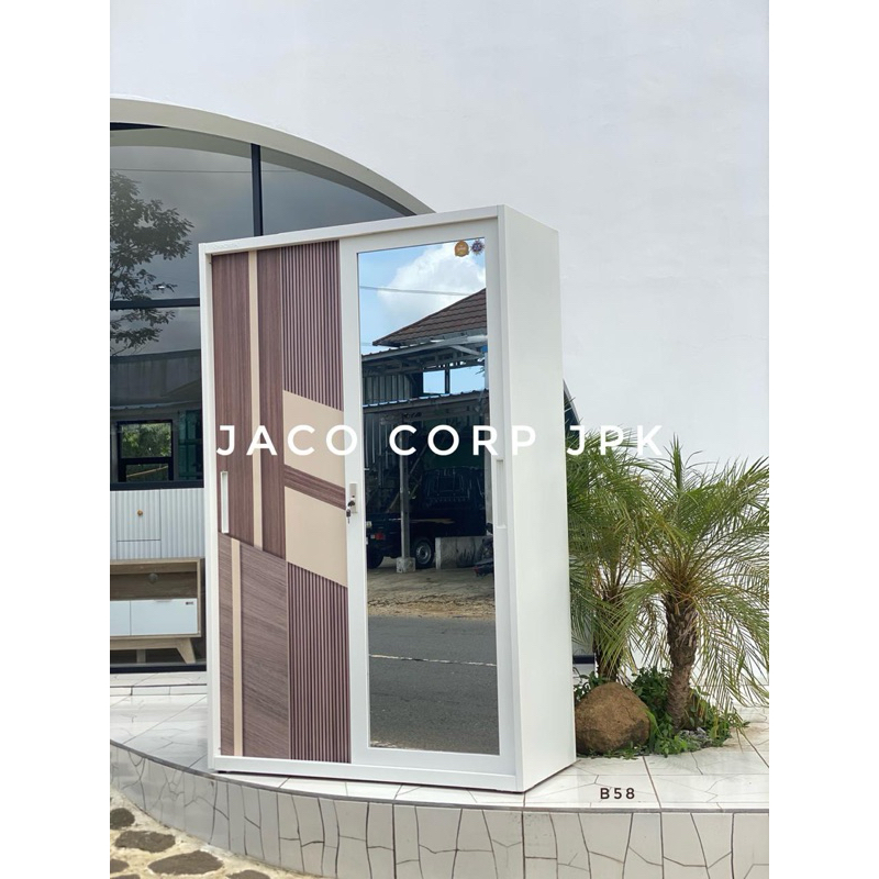 LEMARI IMPORTA 2P SLIDING PLAT BESI