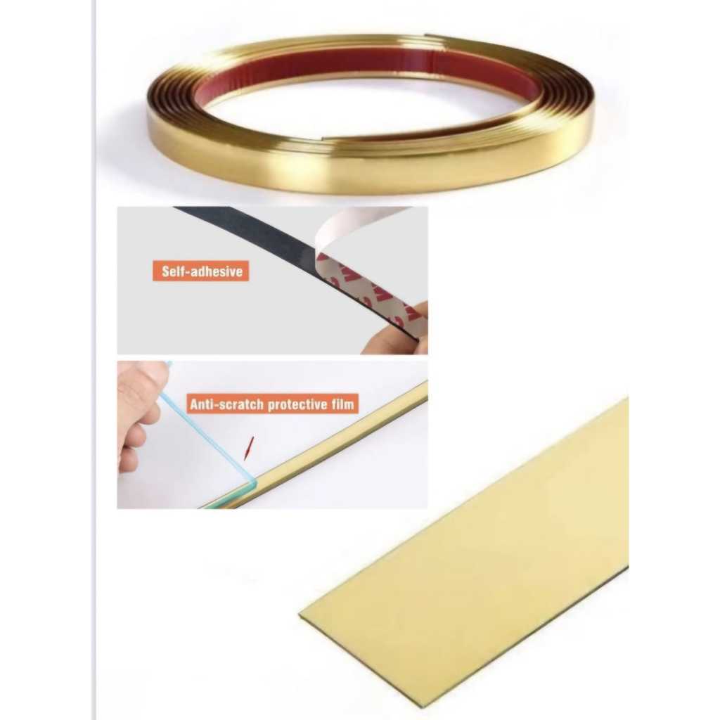 LIST PLAT GOLD 30 MM LIST PLAT GOLD ROLL